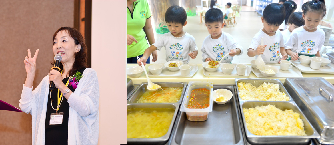 Ms Keiko Oe gave us an insight on self-help skills in Japan preschools
