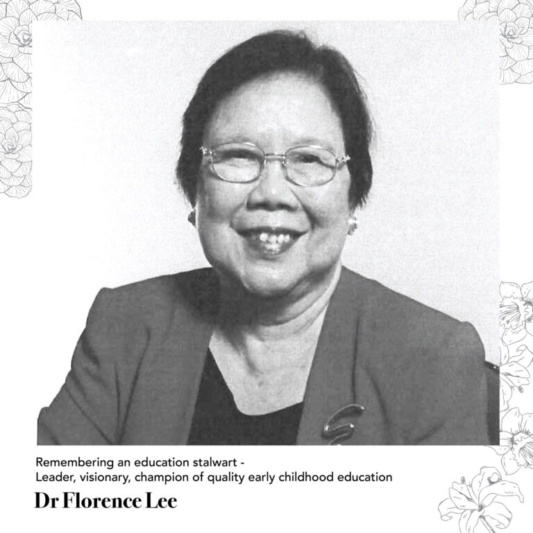 IndustryShaper, Legacy creator, our dearly revered Dr Florence Lee