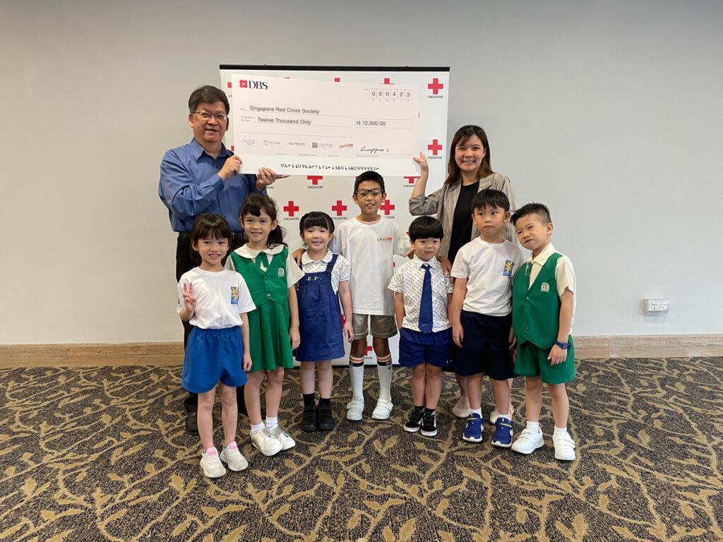 Together For A Cause Crestar Education Group And Singapore Red Cross