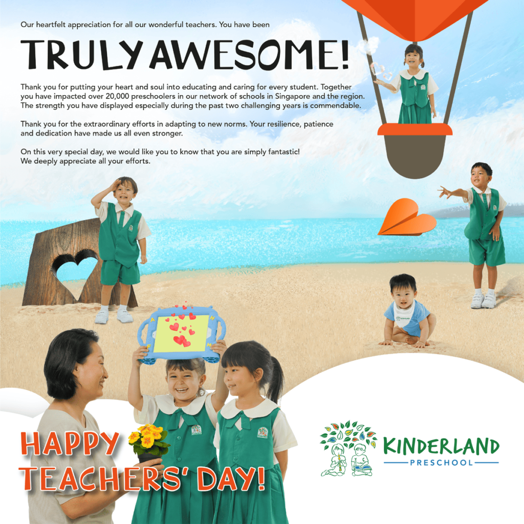 Kinderland pays tribute to its educators on Teachers’ Day 2022 - Infant ...